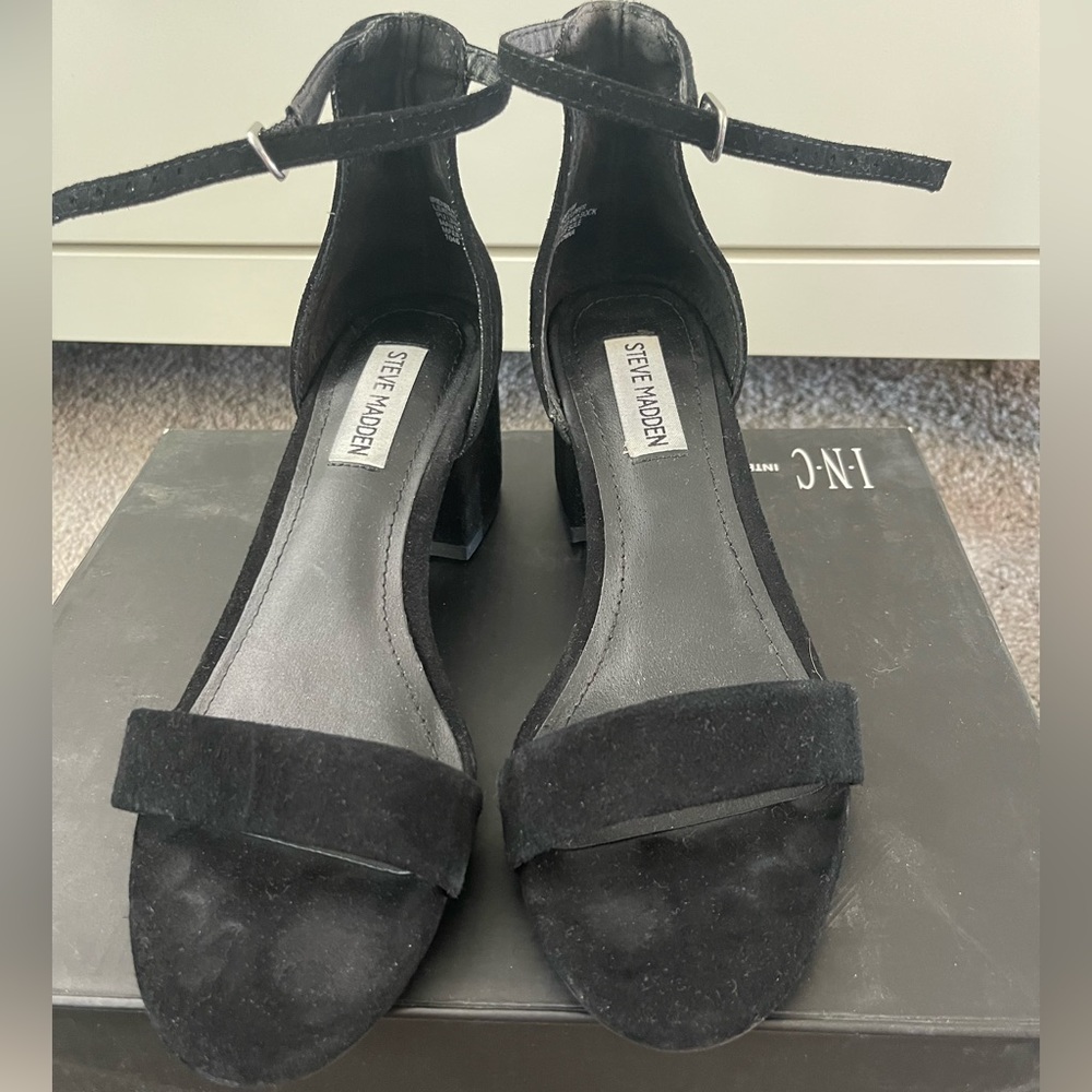 Steve Madden Suede Heel Womens Shoes
